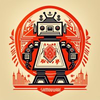 tradional russian samoware robot producers logotype